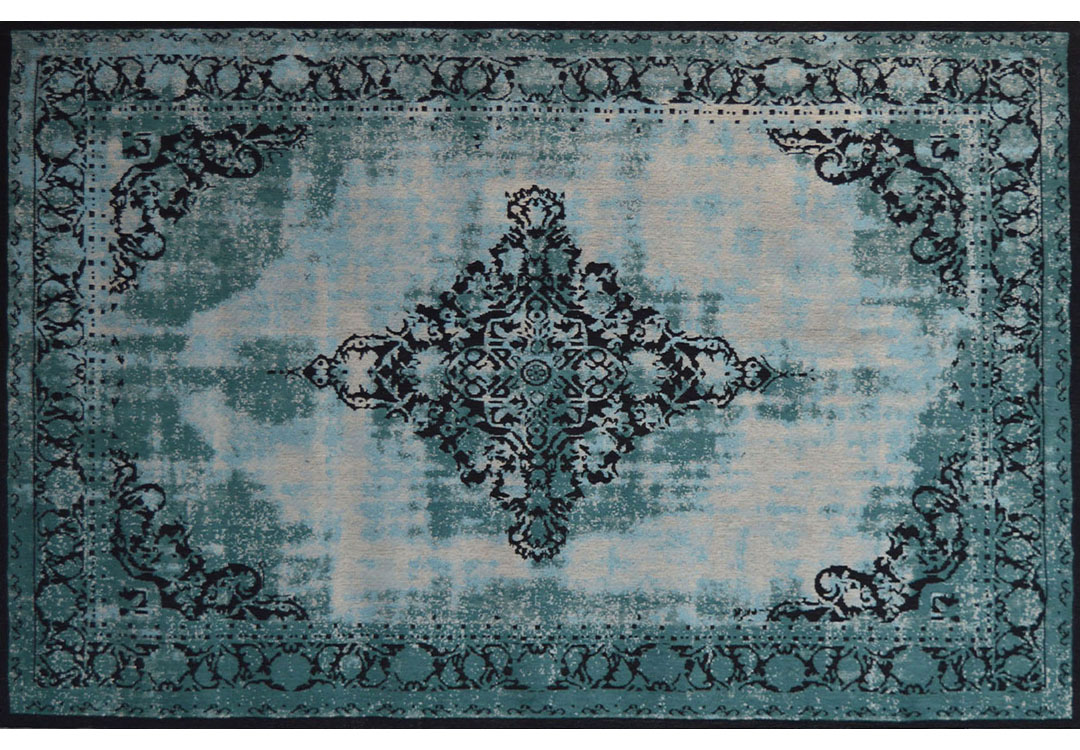 Vintage-Orient-Teppich ANTIQUITY, 170 x 240 cm, türkis
