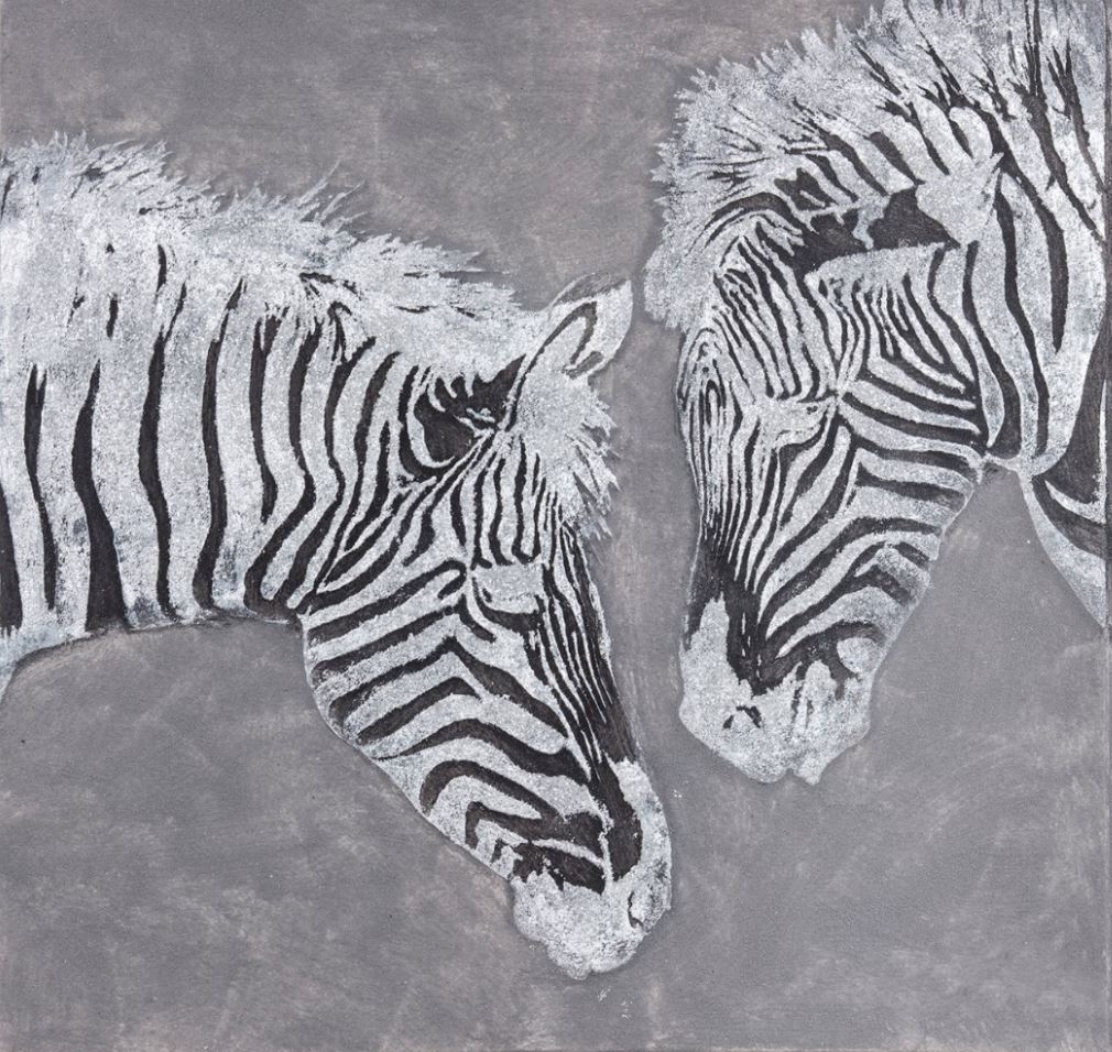 Wandbild Zebras II