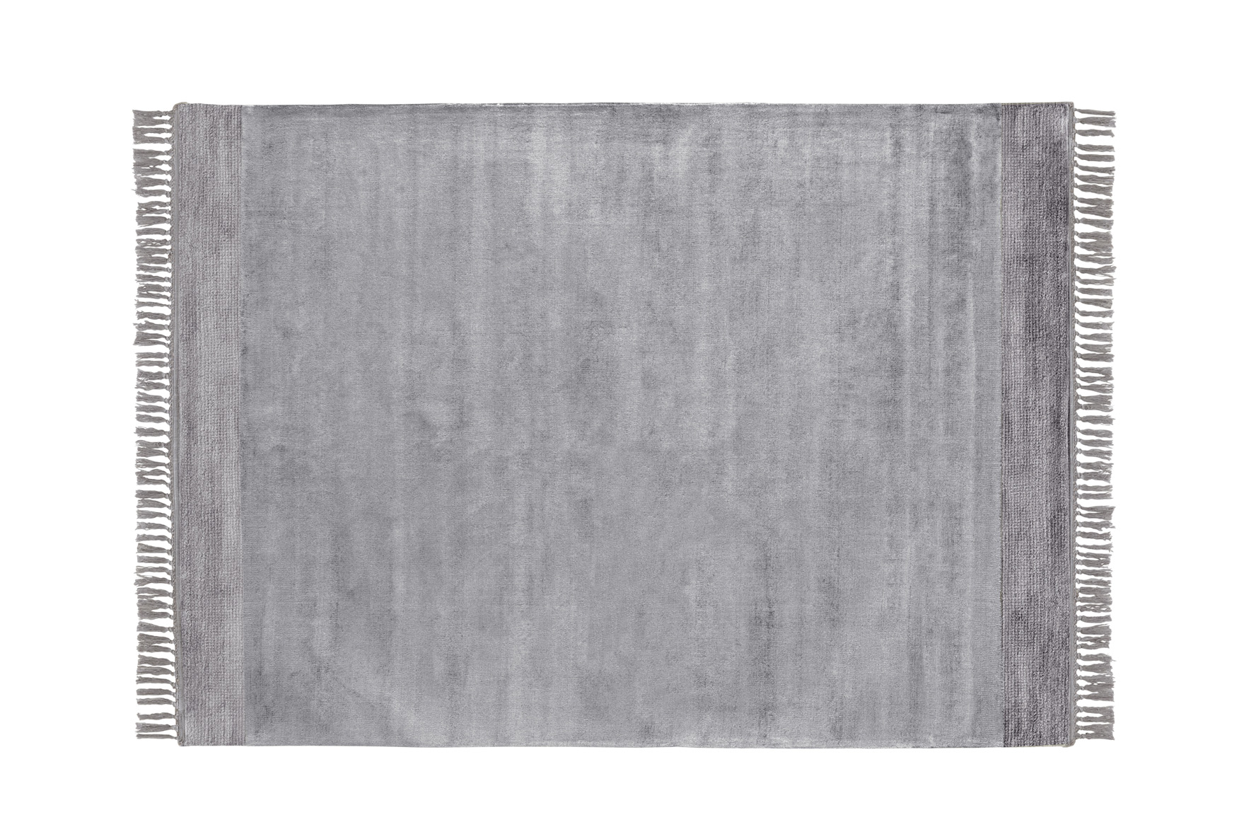 Vintage-Teppich RYAN, 170 x 240 cm | grau | weiche Viskose | handgewebt