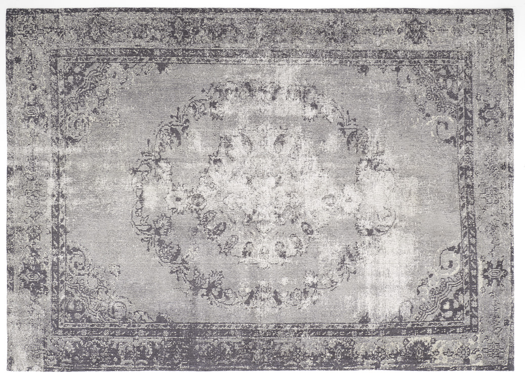 Vintage-Teppich Medaillon, grey