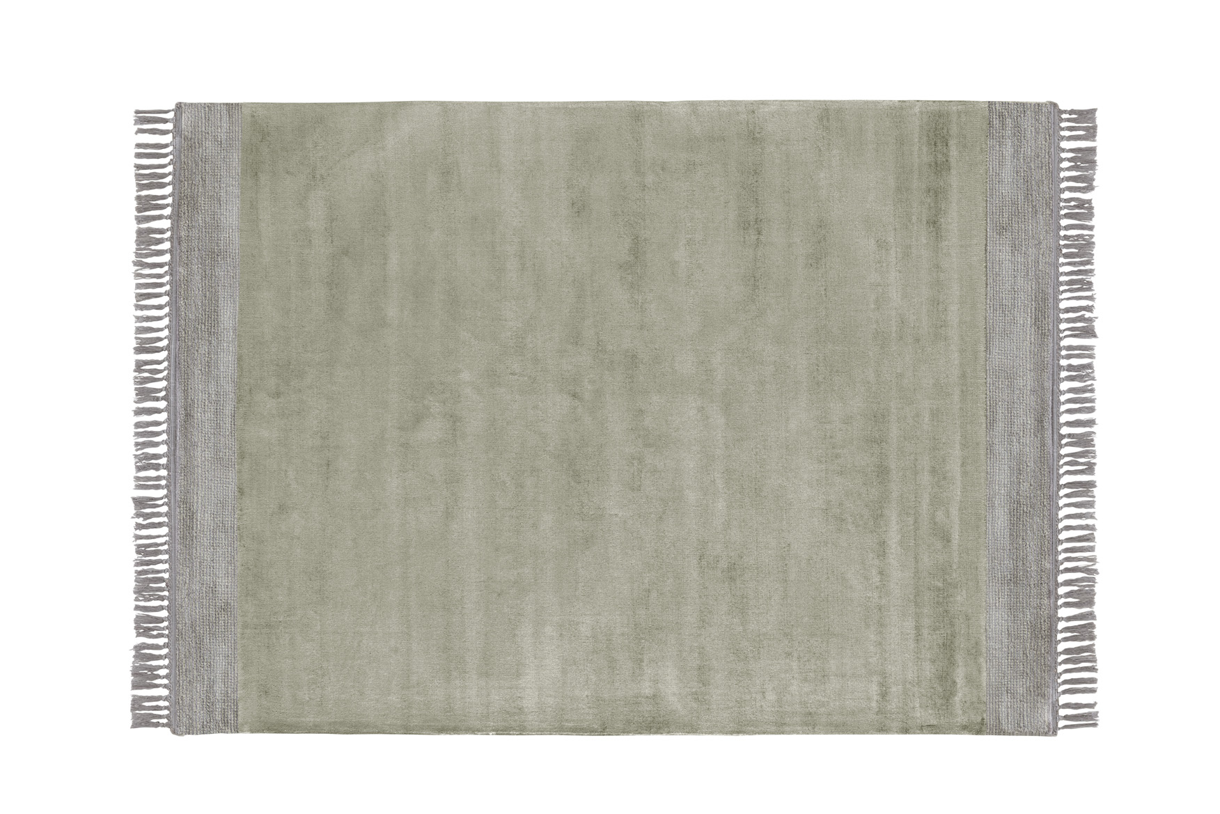 Vintage-Teppich RYAN, 170 x 240 cm | grün | weiche Viskose | handgewebt