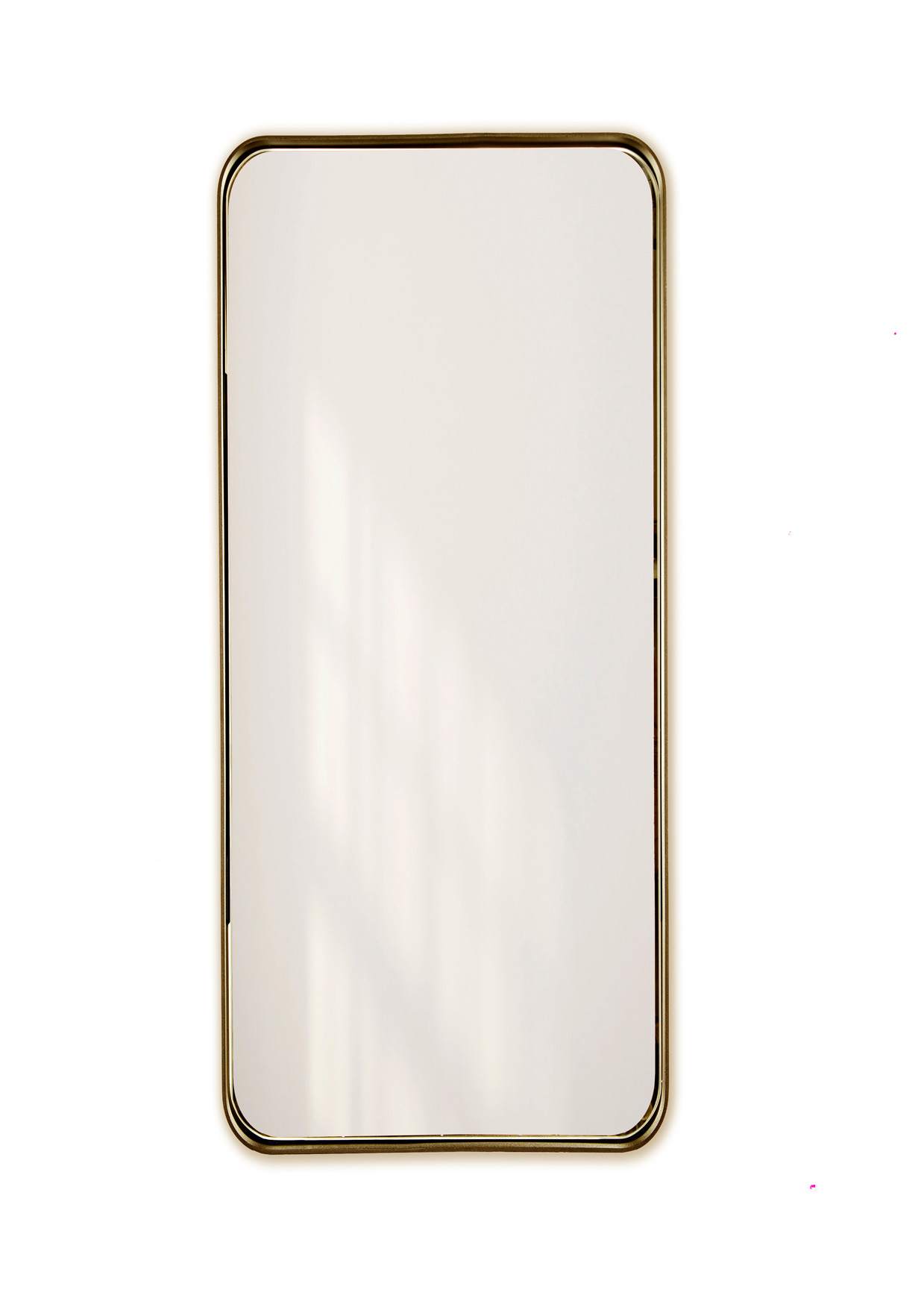 Spiegel OVALIS Gold L | Rahmen Stahl vintage gold | B/H/T: ca. 50 x 150 x 5 cm