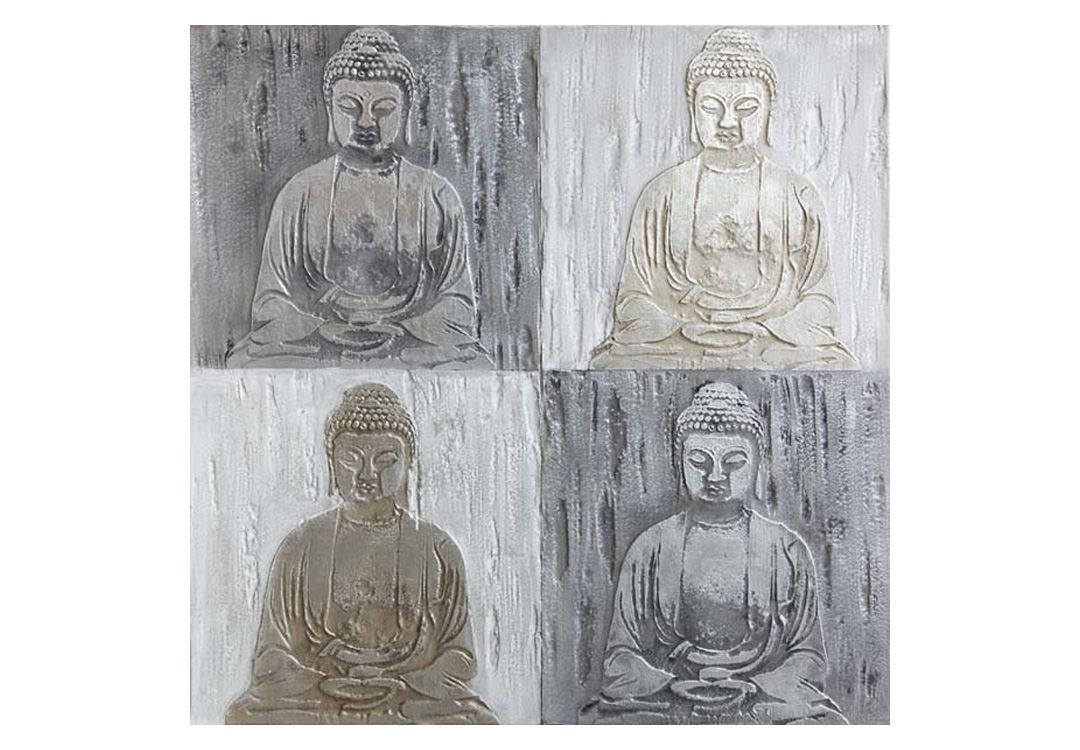 Relief-Wandbild Buddhas
